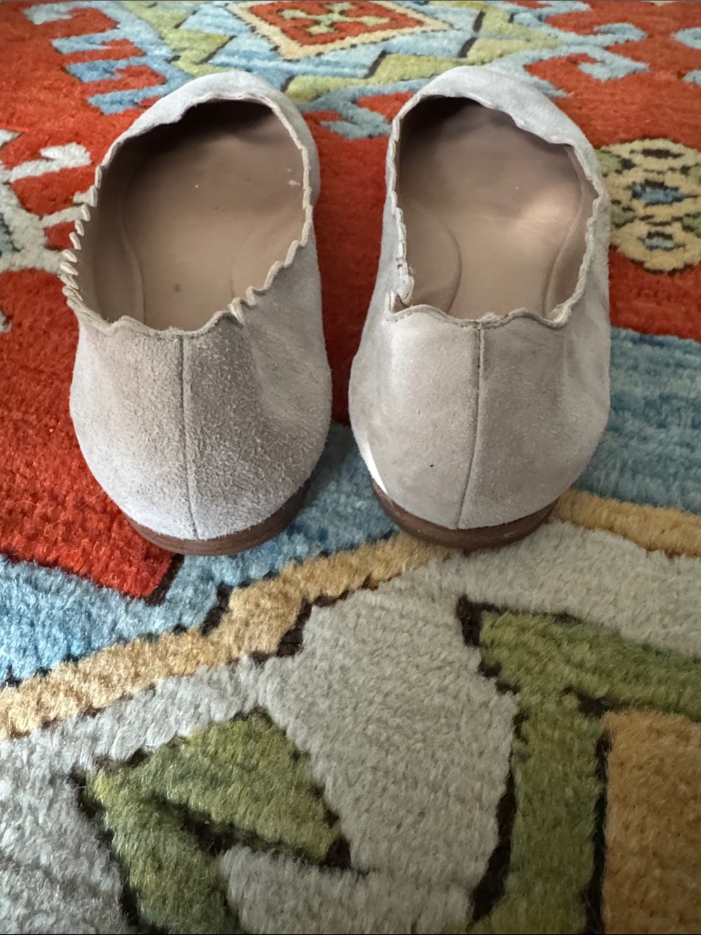 Chloe Lauren Ballet Flats 38.5 — Grey Suede - Picture 5 of 7